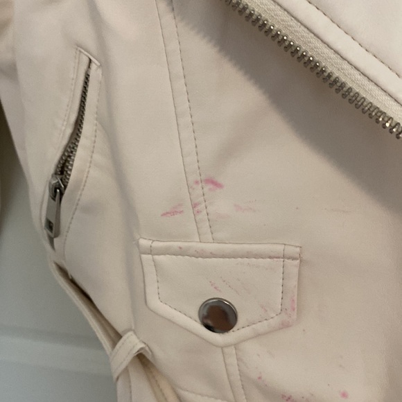 Forever 21 fake leather jacket (white) - Picture 3 of 7
